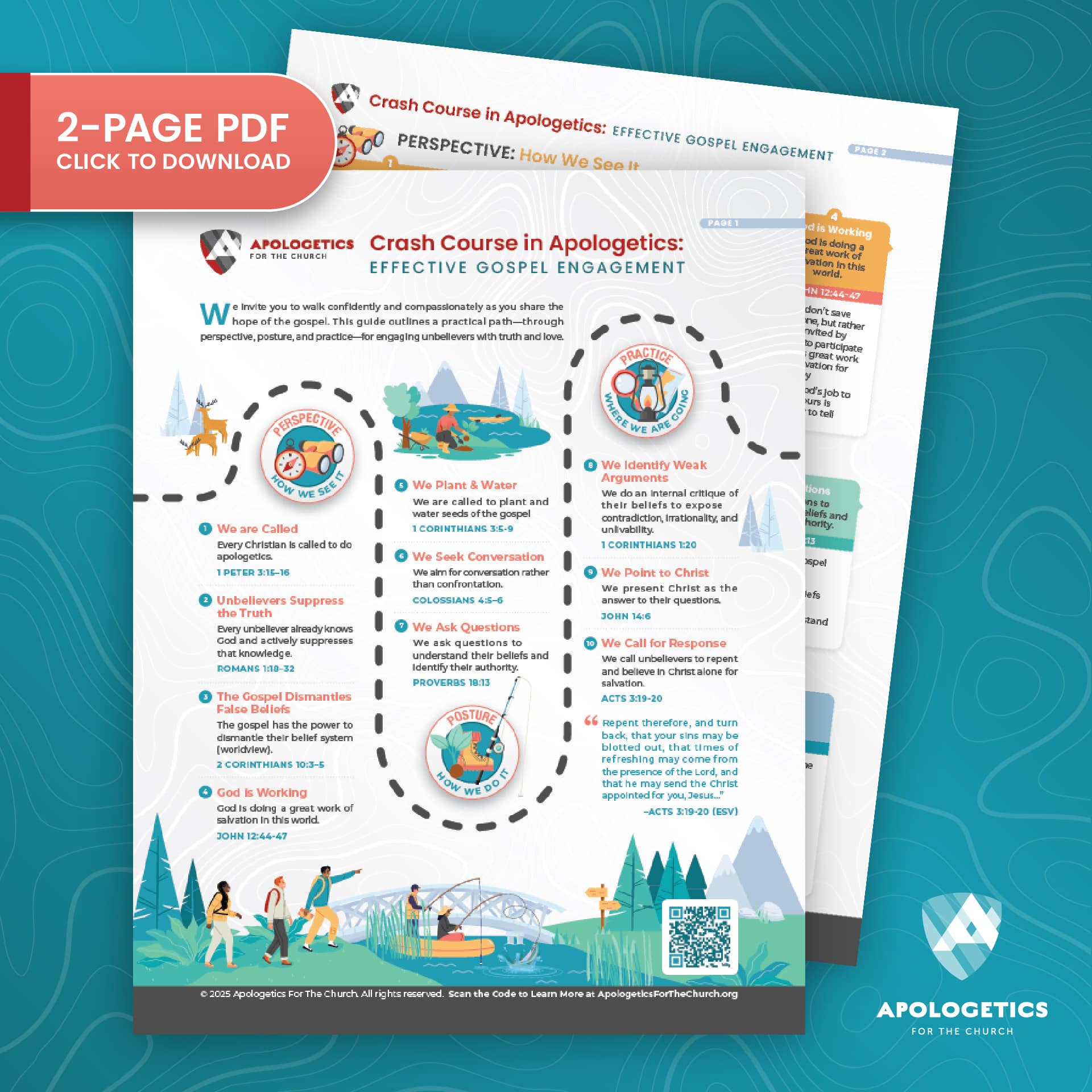 Crash Course in Apologetics Infographic